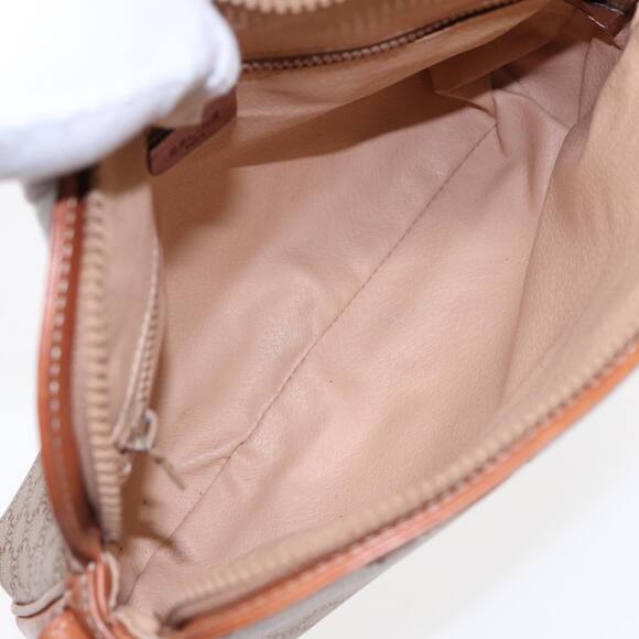 CELINE Macadam Canvas Shoulder Bag Beige Gold - Picture 11 of 16